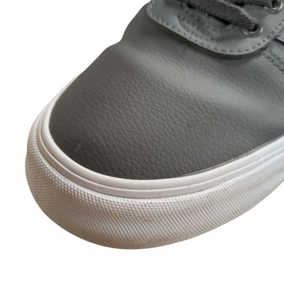 Vans Ward DX Gray Leather Skate Sneakers Size 13 - Picture 5 of 11